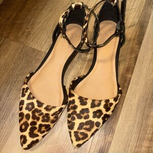 Crown Vintage Leopard Print Flats